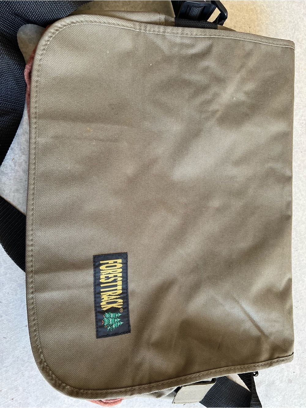 Olive Messenger Bag for Men